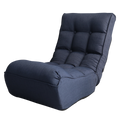 Navy Adjustable Foldable Floor Chair & Lazy Sofa